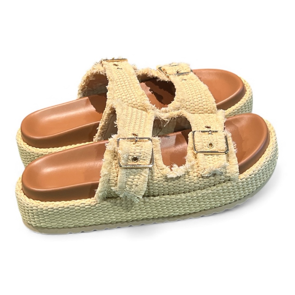 Unlisted Tan Platform Sandals